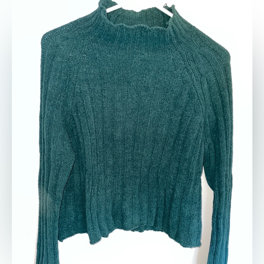 Elegant Green Women's Sweater American Eagle